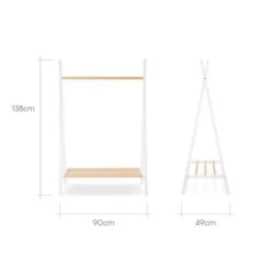 CuddleCo Nola Clothes Rail -Dunelm Shop 30902134 alt09