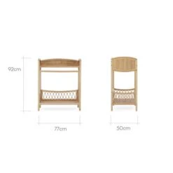 CuddleCo Aria Wave Rattan Changer With Hanging Rail -Dunelm Shop 30902138 alt09