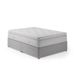 Fogarty Open Coil Memory Pillowtop Mattress And Divan Set, Faux Linen 38 Fogarty Open Coil Memory Pillowtop Mattress And Divan Set, Faux Linen -Dunelm Shop 30904390 alt02