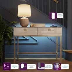 Lyra Smart Console Table -Dunelm Shop 30904890 alt01