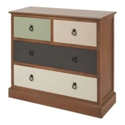 Pacific Loft 4 Drawer Chest, Pine -Dunelm Shop 30907212 alt02