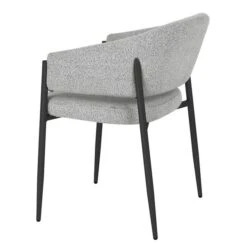 Set Of 2 Indus Valley Herbie Curved Back Boucle Dining Chairs -Dunelm Shop 30907460 alt04