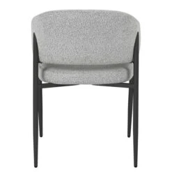 Set Of 2 Indus Valley Herbie Curved Back Boucle Dining Chairs -Dunelm Shop 30907460 alt05