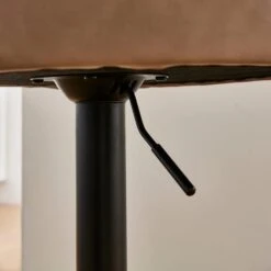 Lowen Adjustable Bar Stool, Faux Leather -Dunelm Shop 30907960 alt03