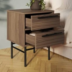 Bryant 2 Drawer Bedside Table -Dunelm Shop 30909274 alt01