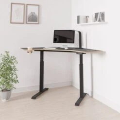 Gino Corner Height Adjustable Desk -Dunelm Shop 30911004 alt01