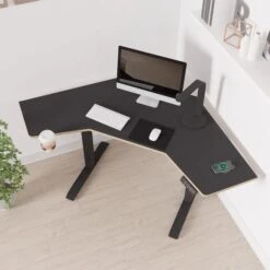 Gino Corner Height Adjustable Desk -Dunelm Shop 30911004 alt02