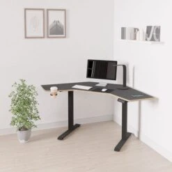 Gino Corner Height Adjustable Desk -Dunelm Shop 30911004 alt03