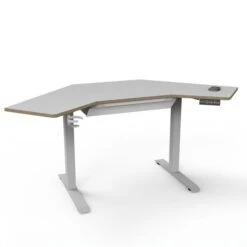 Gino Corner Height Adjustable Desk With Drawer 10 Gino Corner Height Adjustable Desk With Drawer -Dunelm Shop 30911006