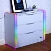 X Rocker Electra Chest Of 3 Drawers With LED Lights -Dunelm Shop 30911227