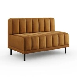 Amali Long Dining Bench, Matte Plush Velvet -Dunelm Shop 30912452 alt05