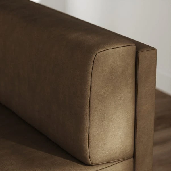 Mae Corner Dining Bench, Faux Leather 5 Mae Corner Dining Bench, Faux Leather - Image 3