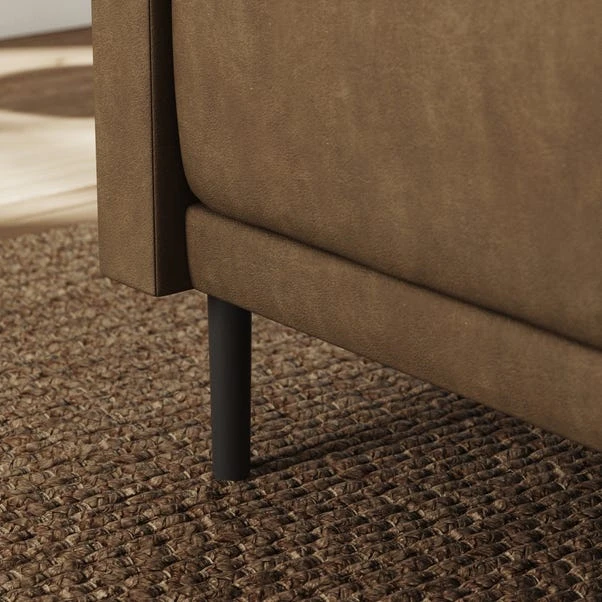 Mae Corner Dining Bench, Faux Leather 6 Mae Corner Dining Bench, Faux Leather - Image 4