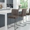 Brooklyn Set Of 2 Bar Stools, Suede -Dunelm Shop 30914190