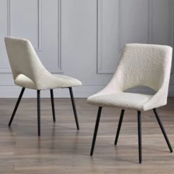 Iris Set Of 2 Dining Chairs, Boucle 21 Iris Set Of 2 Dining Chairs, Boucle -Dunelm Shop 30914219