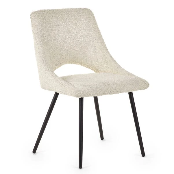 Iris Set Of 2 Dining Chairs, Boucle 12 Iris Set Of 2 Dining Chairs, Boucle - Image 10