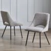 Iris Set Of 2 Dining Chairs, Boucle -Dunelm Shop 30914220