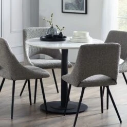 Iris Set Of 2 Dining Chairs, Boucle 15 Iris Set Of 2 Dining Chairs, Boucle -Dunelm Shop 30914220 alt01
