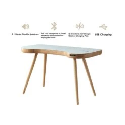 San Francisco Curved Smart Desk -Dunelm Shop 30915144 alt02