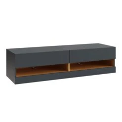 Delta 120cm Floating Wall TV Unit With LEDs For TVs Up To 55" -Dunelm Shop 30915313 alt02