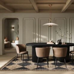 Nova Velvet Set Of 2 Dining Chairs