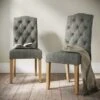 Normandy Set Of 2 Chelsea Dining Chairs, Fabric -Dunelm Shop 30918903