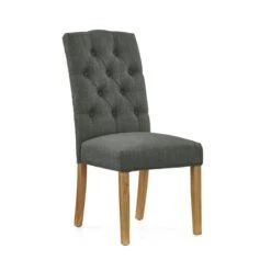 Normandy Set Of 2 Chelsea Dining Chairs, Fabric -Dunelm Shop 30918904 alt01