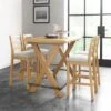 Normandy 2-4 Seater Bar Table, Oak -Dunelm Shop 30918909