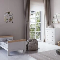 Little Acorns Florence Cot Bed And 3 Drawer Chest Nursery Set -Dunelm Shop 30919381 alt01