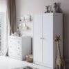 Little Acorns Florence 3 Drawer Chest And Wardrobe Nursery Set -Dunelm Shop 30919383