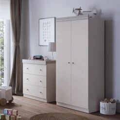 Little Acorns Burlington 3 Drawer Chest And Wardrobe Nursery Set 21 Little Acorns Burlington 3 Drawer Chest And Wardrobe Nursery Set -Dunelm Shop 30919387