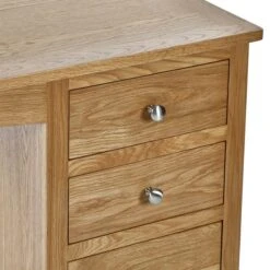 Jenkins Single Dressing Table And Stool, Oak 16 Jenkins Single Dressing Table And Stool, Oak -Dunelm Shop 30921072 alt06