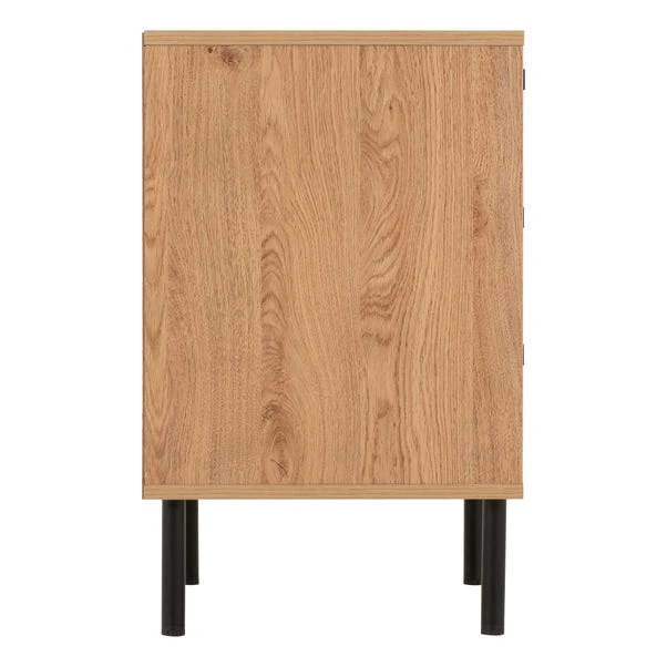 Barker 3 Drawer Bedside Table, Oak Effect 7 Barker 3 Drawer Bedside Table, Oak Effect - Image 5