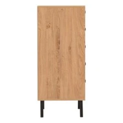 Barker 5 Drawer Narrow Chest, Oak Effect -Dunelm Shop 30921160 alt04