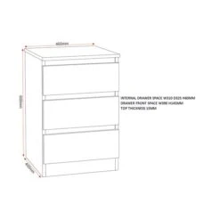 Walker Double Wardrobe Bedroom Furniture Set -Dunelm Shop 30921330 alt09