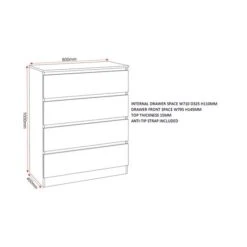 Walker Trio Bedroom Furniture Set -Dunelm Shop 30921362 alt08