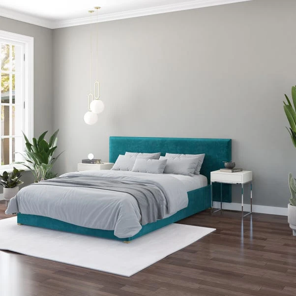 Hanging Wall Panel Dual Mount Plush Velvet Headboard 11 Hanging Wall Panel Dual Mount Plush Velvet Headboard - Image 9