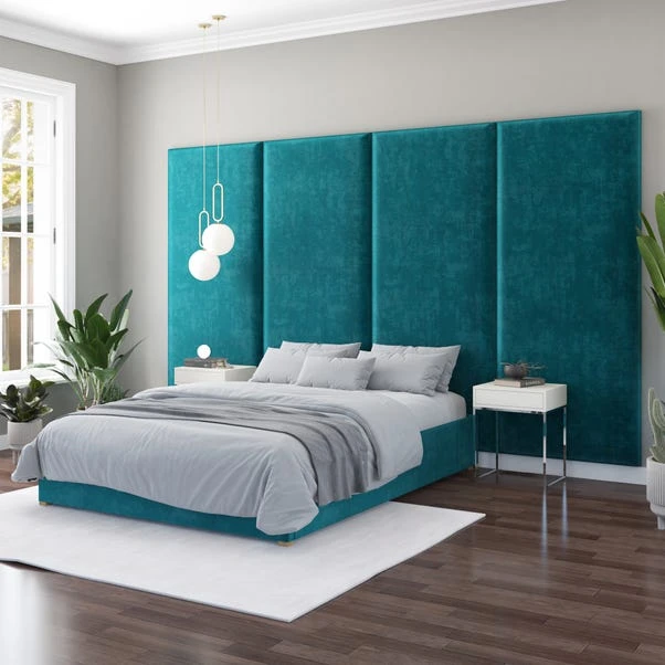 Hanging Wall Panel Dual Mount Plush Velvet Headboard 16 Hanging Wall Panel Dual Mount Plush Velvet Headboard - Image 14