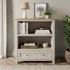 Olney Low Bookcase, Stone -Dunelm Shop 30924851
