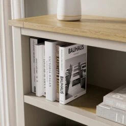 Olney Low Bookcase, Stone -Dunelm Shop 30924851 alt03