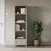Olney Narrow Bookcase, Stone