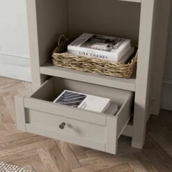 Olney Narrow Bookcase, Stone -Dunelm Shop 30924859 alt02