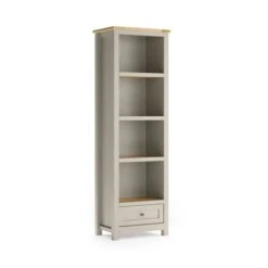 Olney Narrow Bookcase, Stone -Dunelm Shop 30924859 alt05