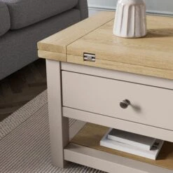 Olney Extendable Coffee Table, Stone -Dunelm Shop 30924862 alt03