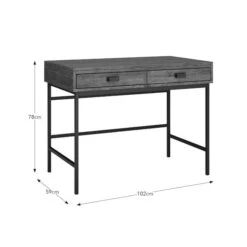 Fulton Draftsman Desk, Pine Effect -Dunelm Shop 30925276 alt09