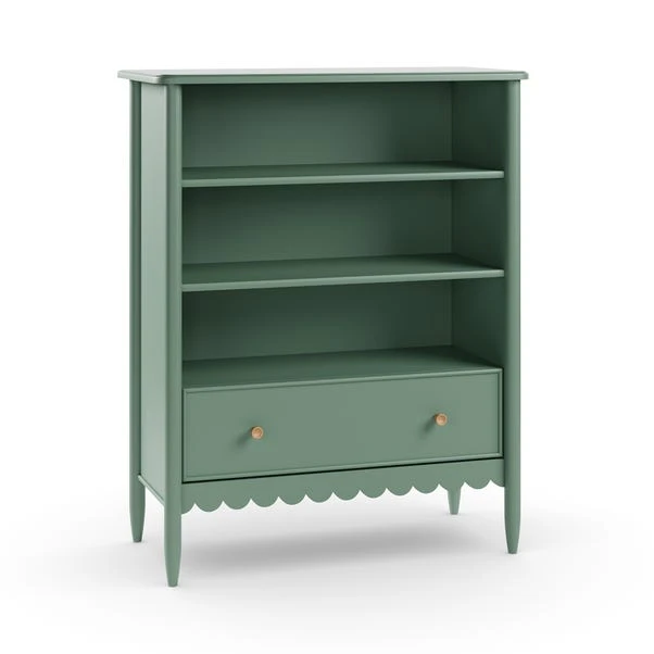 Remi Scalloped Low Bookcase 8 Remi Scalloped Low Bookcase - Image 6