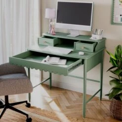 Remi Scalloped Small Step Up Desk -Dunelm Shop 30925282 alt03