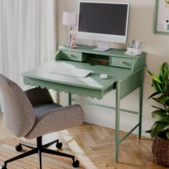 Remi Scalloped Small Step Up Desk -Dunelm Shop 30925282 alt04