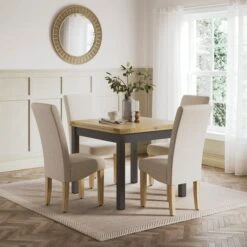 Olney Flip Top 4-6 Seater Dining Table 36 Olney Flip Top 4-6 Seater Dining Table -Dunelm Shop 30925304 alt01