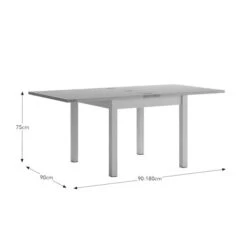 Olney Flip Top 4-6 Seater Dining Table 41 Olney Flip Top 4-6 Seater Dining Table -Dunelm Shop 30925304 alt09
